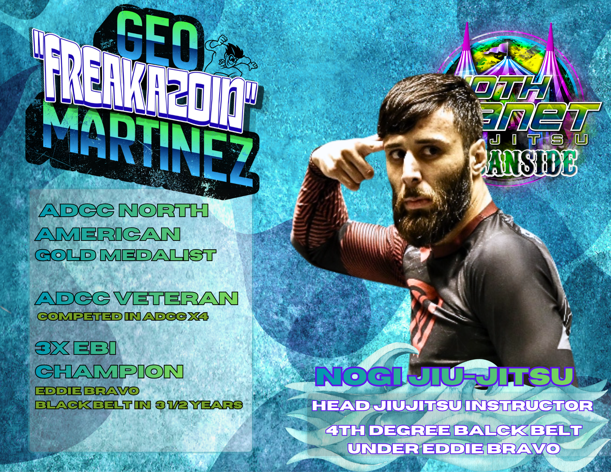 10th Planet Oceanside — Geo "Freakahzoid" Martinez