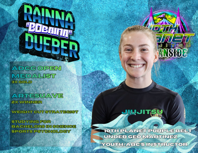 10th Planet Oceanside — Raina "Bobaina" Dueber